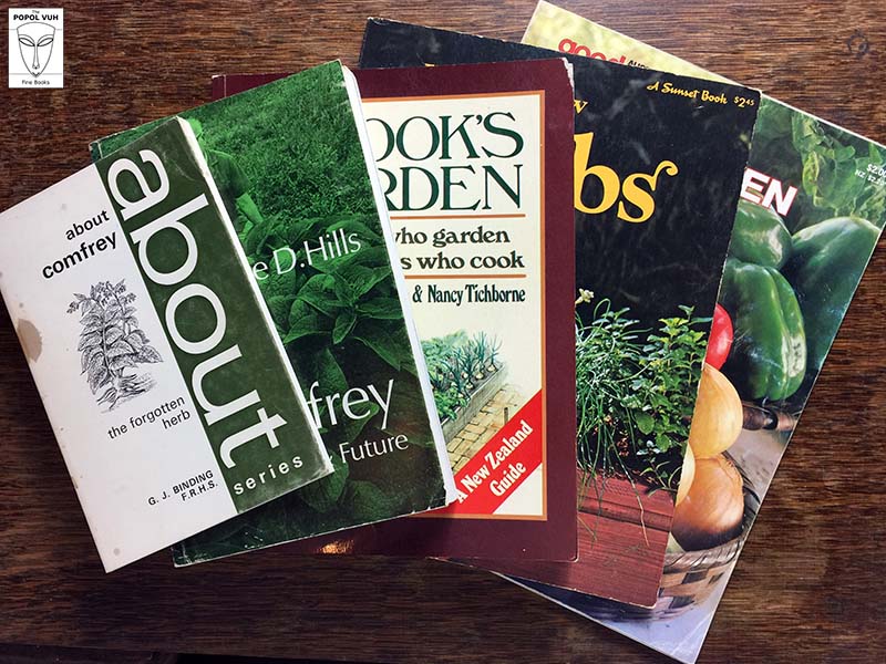 Collection Of Herb And Vegetables Gardening Books